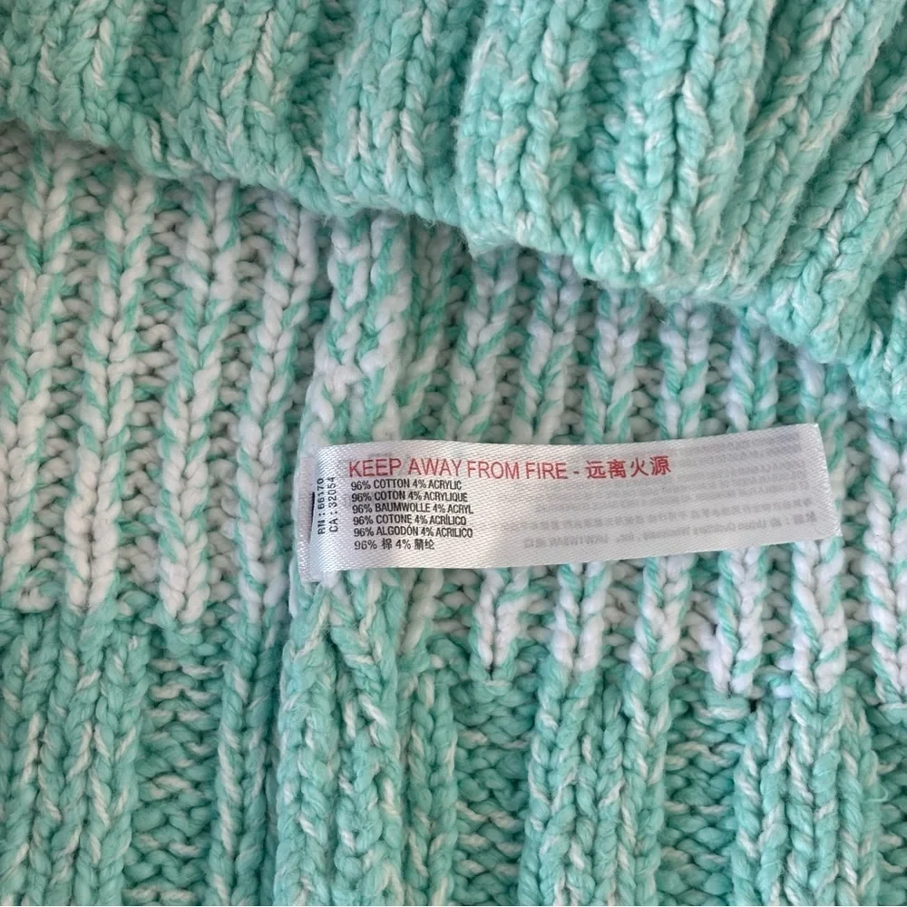 Free People Intimately Here All Day Mint Green Knit Brami Pastel Knit Size Med